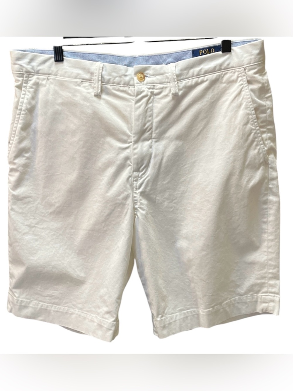 POLO Ralph Lauren White POLI CHINO Cotton Shorts